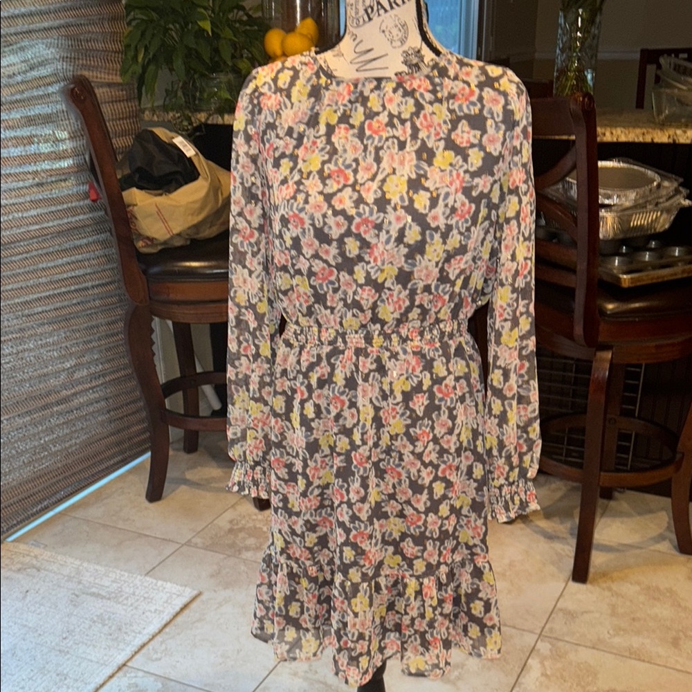 Floral Long Sleeve Dress